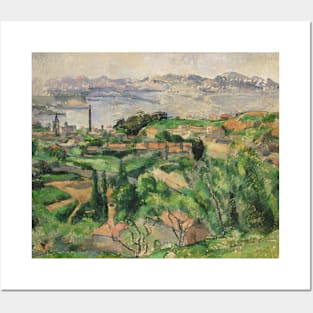 View of the Bay of Marseille with the Village of Saint-Henri by Paul Cezanne Posters and Art